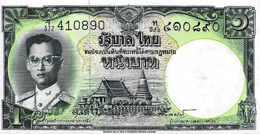 Tailandia - 1 Bath 1980 (# 74d)