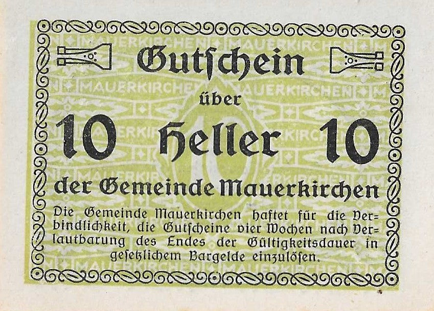 Austria - 10 Heller ND (# JPR0591B)