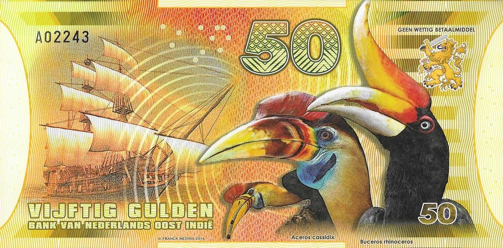 Indonésia - 50 Gulden 2016 (# Nl)