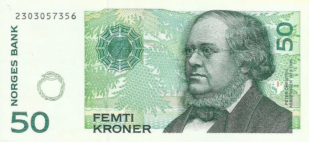 Noruega - 50 Kroner 1999 (# 46b)