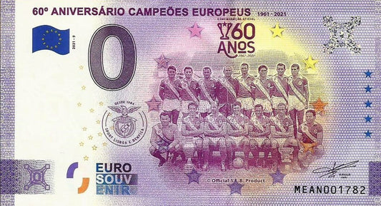 Portugal - 0 Euro 2021 (# Nl) 60º Anivº Campeoes Europeus