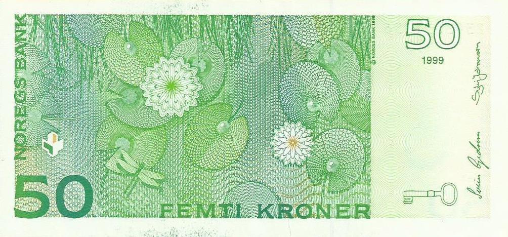 Noruega - 50 Kroner 1999 (# 46b)