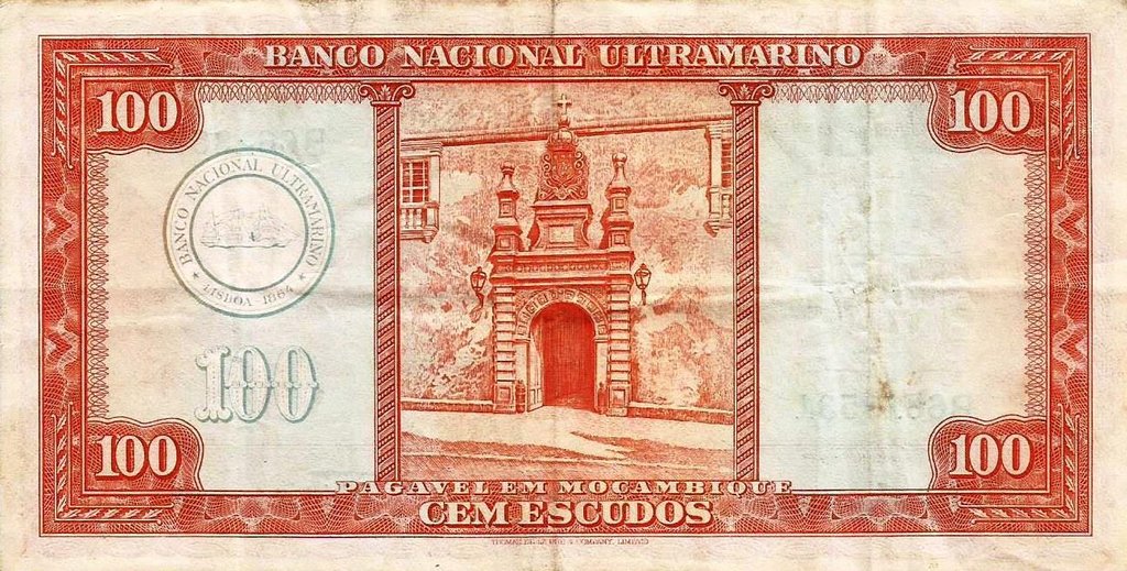 Moçambique - 100$00 1958 (# 107)