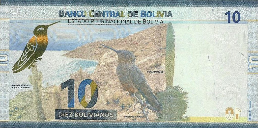 Bolivia - 10 Bolivianos 2018 (# 248)