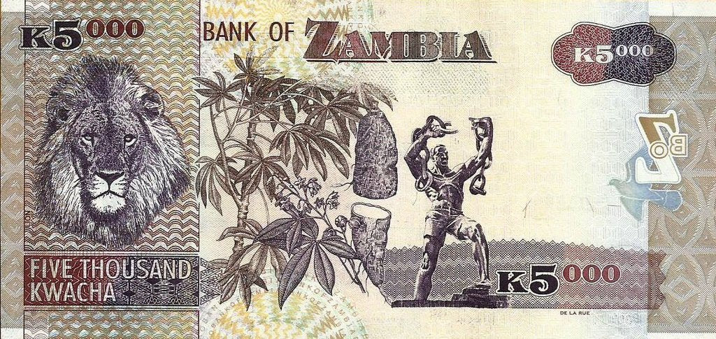 Zambia - 5000 Kwacha 2009 (# 45e)