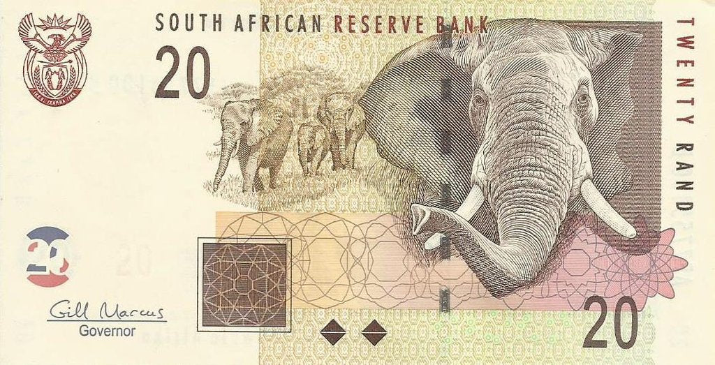 Africa Sul - 20 Rands 2010 (# 129b)