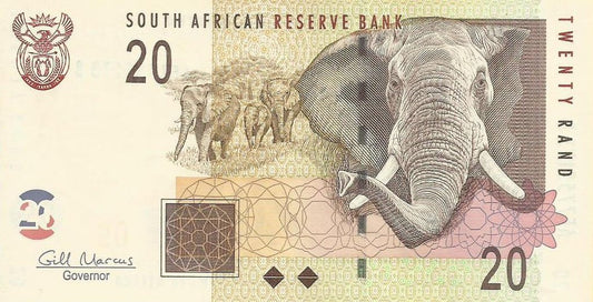 Africa Sul - 20 Rands 2010 (# 129b)