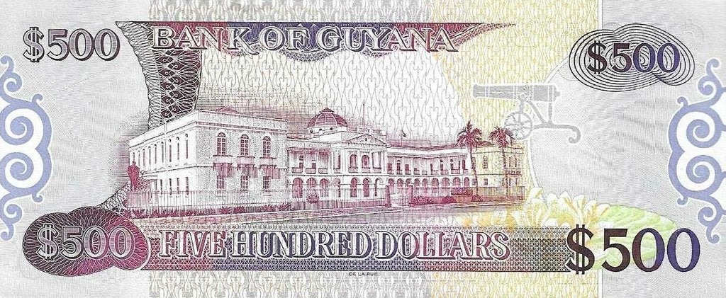 Guiana - 500 Dolares 2000 (# 34b)