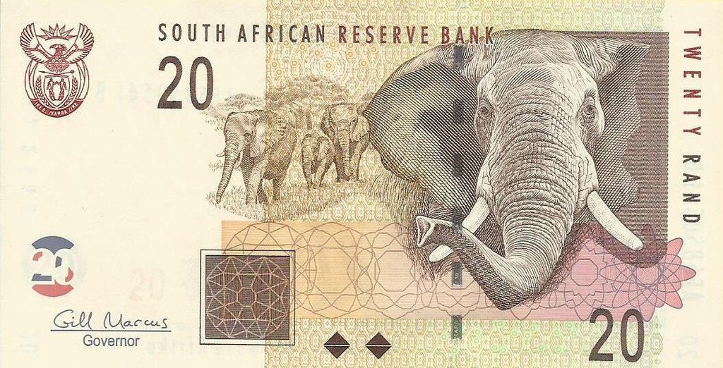 Africa Sul - 20 Rands 2010 (# 129b)