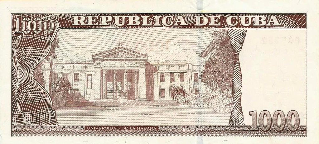 Cuba - 1000 Pesos 2010 (# 132a)