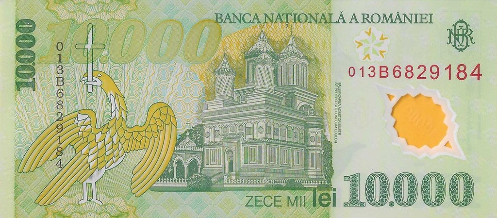 Roménia - 10000 Lei 2000 (# 112)