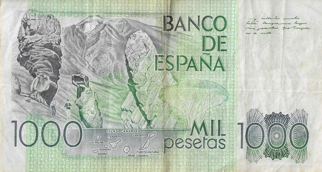 Espanha - 1000 Pesetas 1979 (# 158)