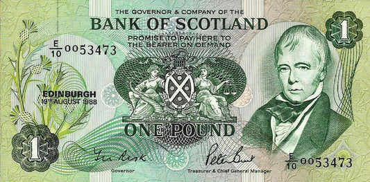 Escocia - 1 Libra 1988 (# 111g)