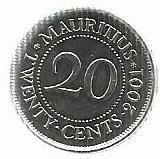 Mauricias - 20 Centimos 2001 (Km# 53)