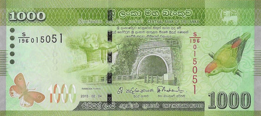 Sri Lanka - 1000 Rupias 2015 (# 127c)