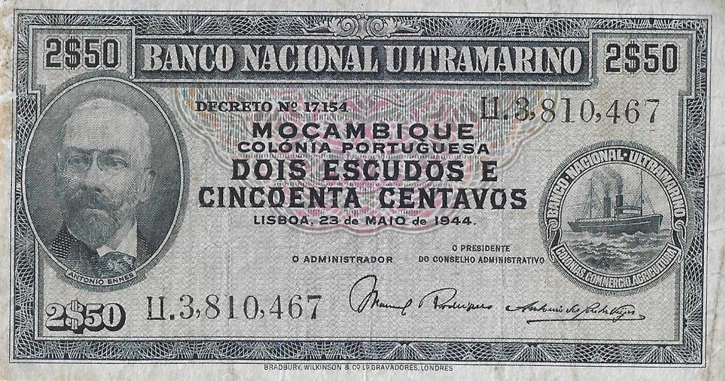 Moçambique - 2$50 1944 (# 93)