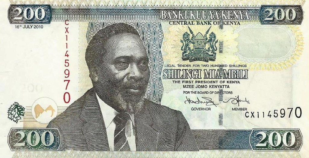 Quenia - 200 Shillings 2010 (# 49e)