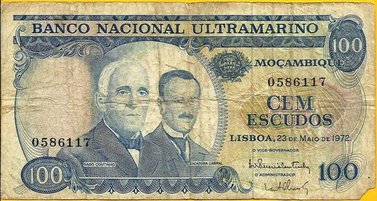 Moçambique - 100$00 1972 (# 113)