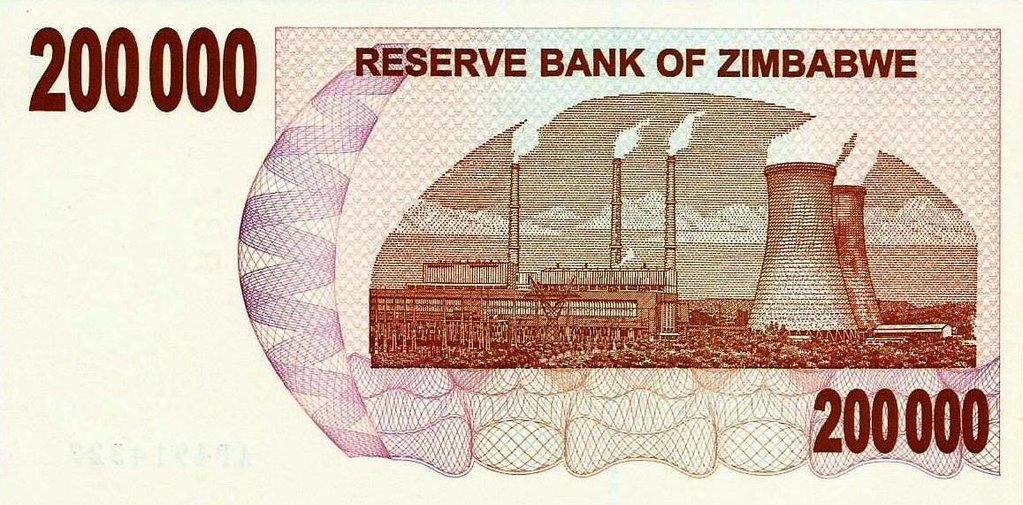 Zimbabwé - 200000 Dolares 2007 (# 49)