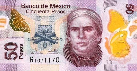 Mexico - 50 Pesos 2015 (# 123A)