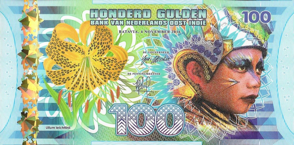 Indonésia - 100 Gulden 2016 (# Nl)