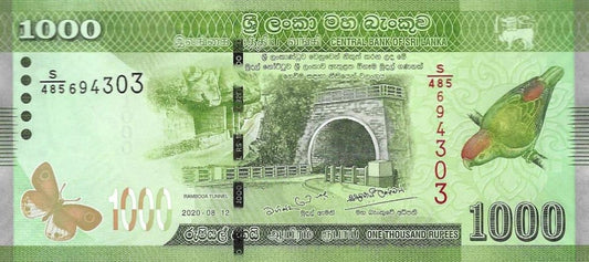 Sri Lanka - 1000 Rupias 2020 (# 127g)