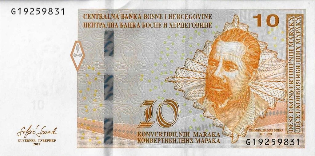 Bosnia Herzegovina - 10 Maraka 2017 (# 80b)