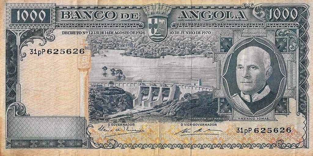 Angola - 1000$00 1970 (# 98)