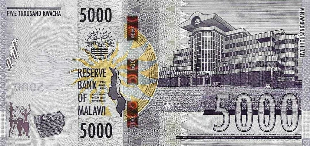 Malawi - 5000 Kwacha 2021 (# 71a)