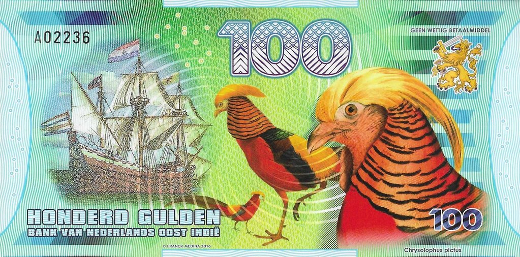 Indonésia - 100 Gulden 2016 (# Nl)