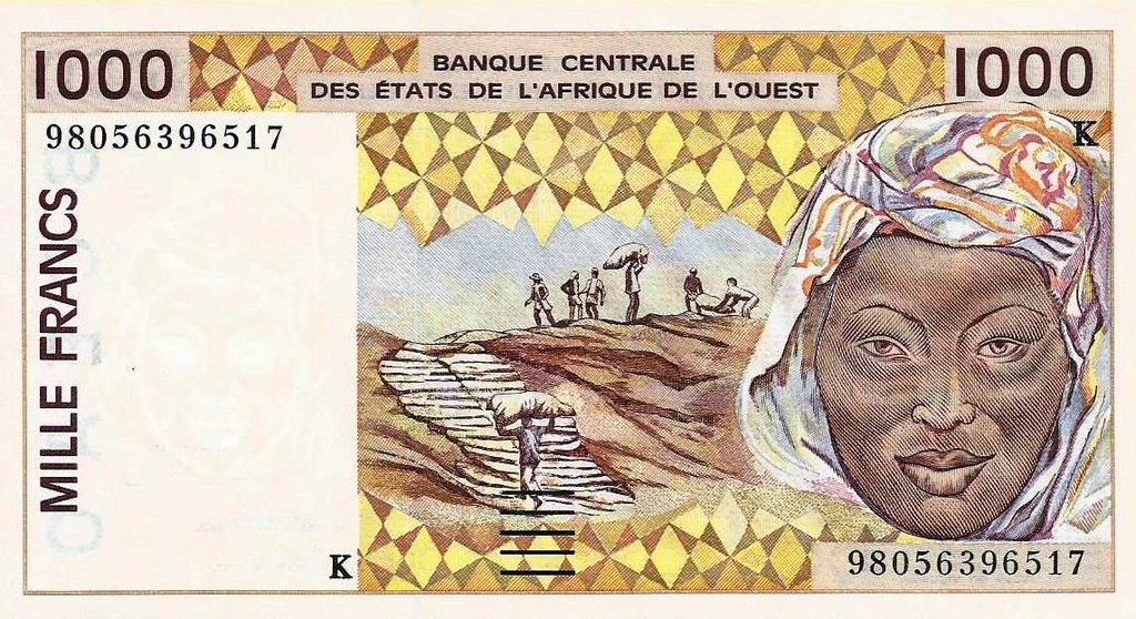 Senegal - 1000 Francos 1998 (# 711Kh)