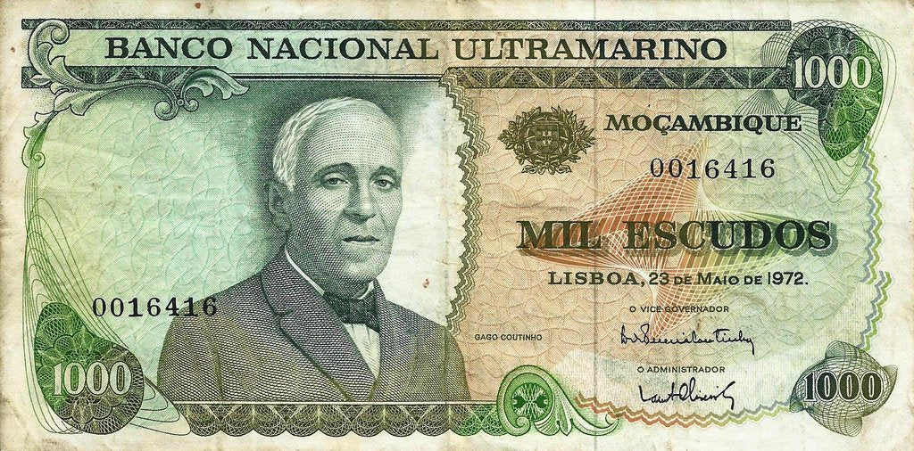 Moçambique - 1000$00 1972  (# 115)