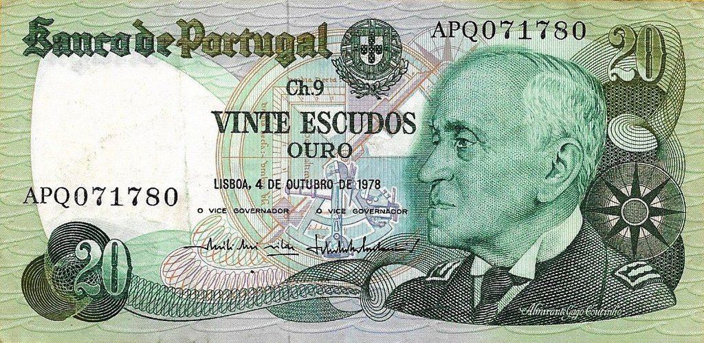 Portugal - 20$00 1978 (# 176b)