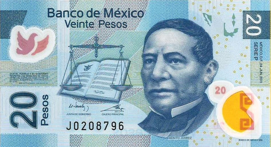 Mexico - 20 Pesos 2011 (# 122q)