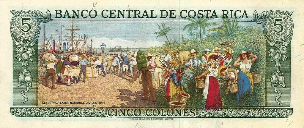 Costa Rica - 5 Colones 1973 (# 236c)