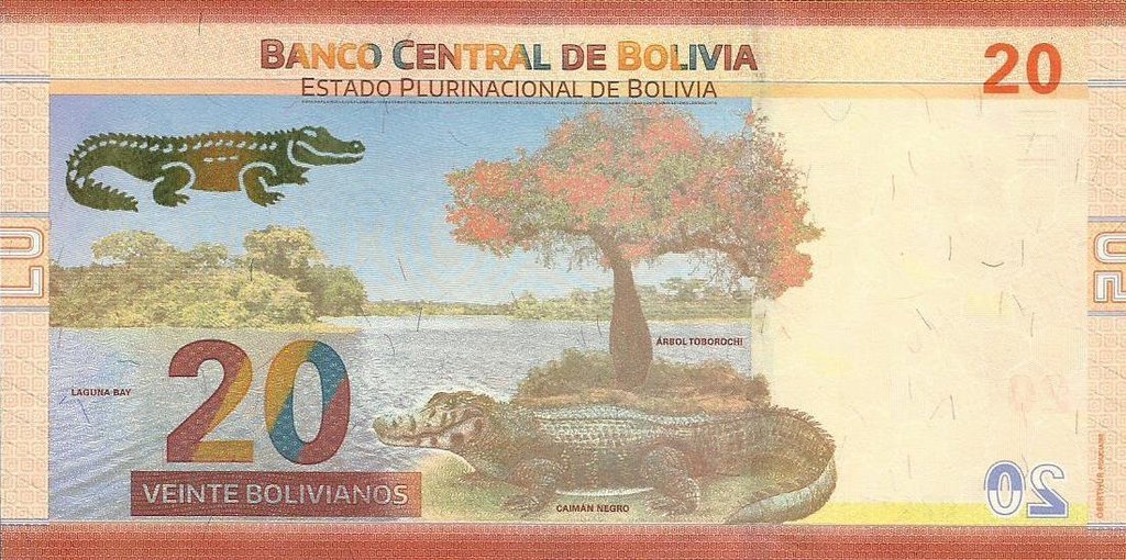 Bolivia - 20 Bolivianos 2018 (# 249)