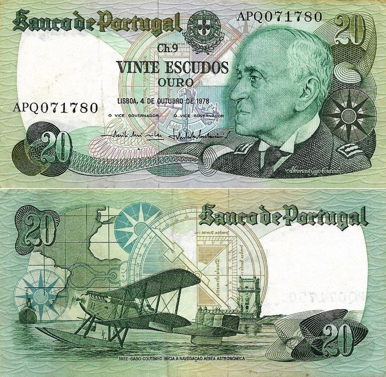 Portugal - 20$00 1978 (# 176b)