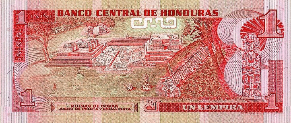 Honduras - 1 Lempira 1980 (# 68a)