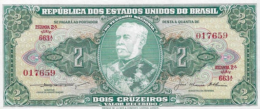 Brasil - 2 Cruzeiros 1956 (# 157Ab)