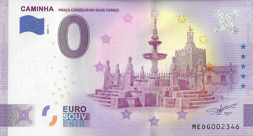 Portugal - 0 Euro 2021 (# Nl) Praça Cons. Silva Torres (Caminha)