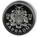 Barbados - 10 Centimos 1973 (# 12) PROOF