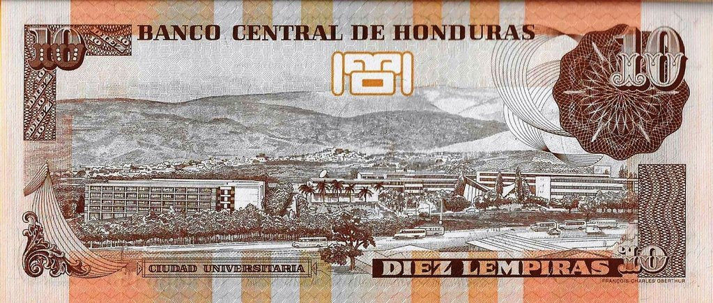 Honduras- 10 Lempiras 2006 (# 86d)