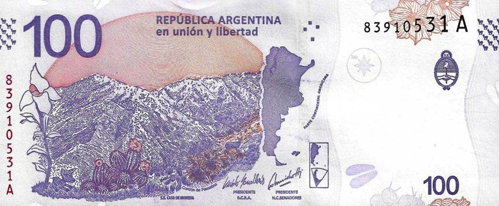 Argentina - 100 Pesos 2018 (# 363a)