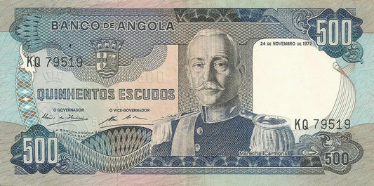 Angola - 500$00 1972 (# 102)