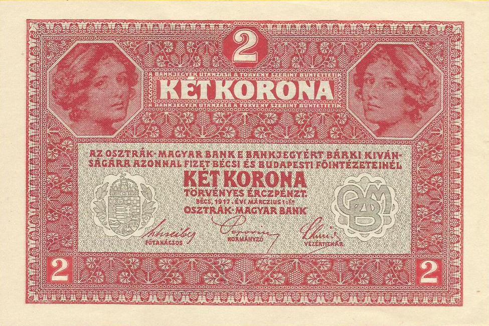 Austria - 2 Korona 1919 (# 21)