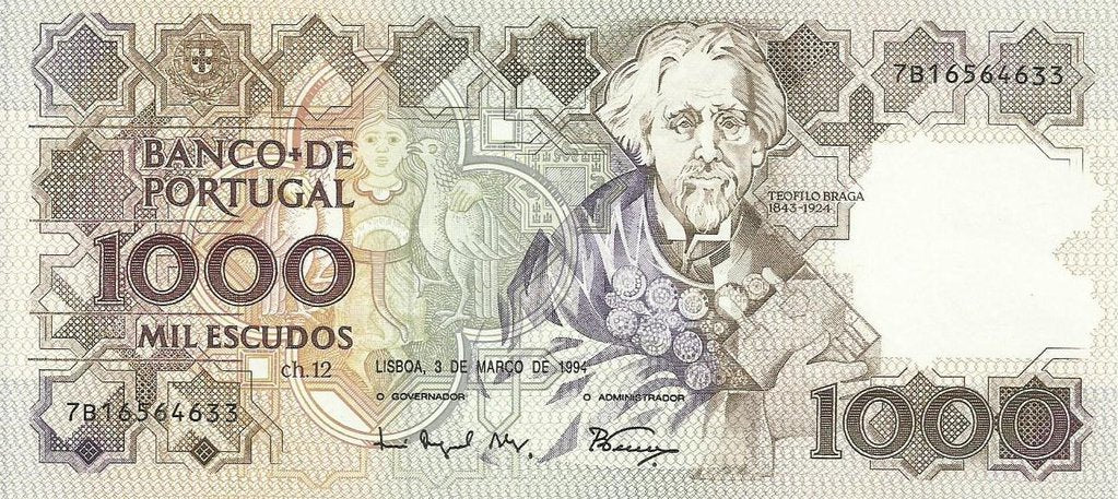 Portugal - 1000$00 1994 (# 181k)