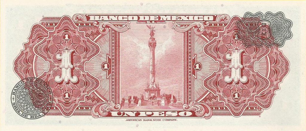 Mexico - 1 Peso 1965 (# 59i)