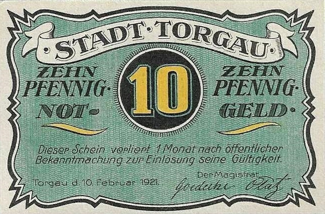 Alemanha - 10 Pfennig 1921 (# NL)