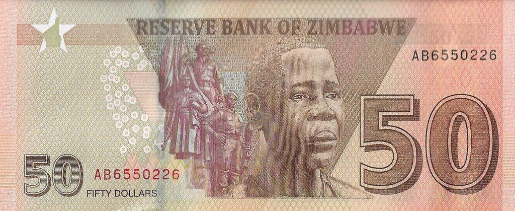 Zimbabwé - 50 Dolares 2020 (# 105a)