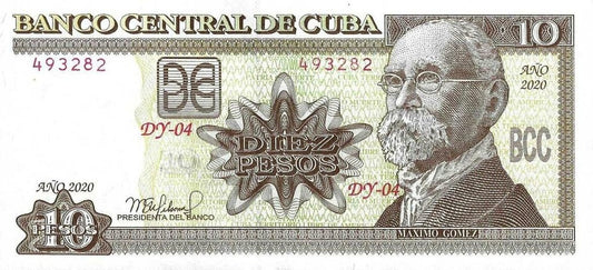 Cuba - 10 Pesos 2020 (# 117v)